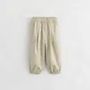 Trousers MARC&JANIE Boys Girls Cotton Drawstring Casual Pants Children's Sweatpants For Autumn 231715