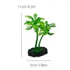 Decoratieve bloemen Aquarium Palmboom Decor Kunstmatige kokosnoot onderwaterplanten Mini groen landschap voor onderzees