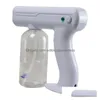 Autre organisation de ménage 800 ml rechargeable sans fil pistolet stérilisateur Blue Ray Nano désinfectant pulvérisateur FS9001 Drop Deli Dhzce