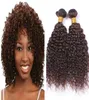 Deep Wave Brown Hair Weft High Quality Products Deep Curly 4 Chestnut Brwon Hair Weaves Peruvian Virgin Human Hair Weaves6907431