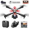 Дроны K10 Max Drone Профессиональная аэрофотосъемка Самолет 8K Трехкамерный HD Возврат одной клавишей Предотвращение препятствий GPS Дрон Игрушки YQ240217