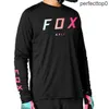 T-shirts pour hommes Foxx Speed Conquers Perméabilité à l'air d'été Protection contre la transpiration et les UV Vêtements de course de moto de montagne Vêtements de véhicule tout-terrain Vêtements de cyclisme