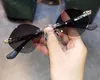 Occhiali da sole con diamanti Occhiali da sole neri / neri Lenti fumo Donna Uomo Occhiali da sole Sonnenbrille Sunnies Gafas de sol UV400 Occhiali con scatola