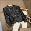 Jaqueta de couro falso feminina, jaqueta feminina primavera outono 2023, almofada curta preta personalizada, ajuste casual, casaco para dhano