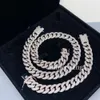 BLING 925 Sterling Silver Moissanite Miami Cuban Chain Jewelry Wholesale Diamond Cuban Link Chain