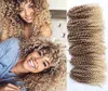 Nico Hair Malibob 3 paquets Kanekalon Extensions de cheveux synthétiques en vrac 8 pouces Mali Bob Afro bouclés Crochet tresses 1219490