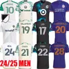 2024 Lig Los Angeles Galaxy Futbol Kulübü Austin Houstons Portland Minnesota Birleşik Futbol Takımı Jersey 24 25 Ev ve Uzak Jersey Hayranları Oyuncu S-XXL Erkek Baskı