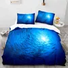 Bedding sets Sea Wave Duvet Covers Beach Rainbow Bedding Set Seaside Comforter Cover Queen/King/Full/Twin Size Quilt Cover for Girls Boys