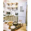 装飾プレートカスタマイズされたInstagram Wall Shelf Nordic Kitchenソリッドウッドパーティションリビングルームハンギングブックシェルフバスルームバルコニー