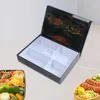 Servis japansk bento box traditionell för kontor hem sushi ris sås