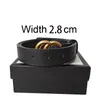 Ceinture de créateur de mode lettre décontractée boucle lisse ceinture homme femme ceintures de luxe pour ceinture en cuir de haute qualité