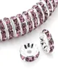 Tsunshine 100pcs Rondelle Spacer Crystal Charms Koraliki Silver Splated Czech Rhinestone Loose Koralik do biżuterii Making DIY Bracelets3839263