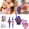 Toy Walkie Talkies Kids Talkie Watch Style Walky Talky laddningsbar tvåvägs kameror utomhusleksaker 230307 Drop Delivery Gift Electronic DHBUM