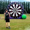 4mH (13,2ft) Met 10 ballen groothandel China aanbod gekke gigantische voetbal kick opblaasbaar dartbord voor outdoor dartbord doelspel