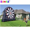 4mH (13,2ft) Met 10 ballen groothandel Aangepaste opblaasbare voetbal dartbord voetbal kick dartbord doel Sport Games Sticky Ball Schieten te koop