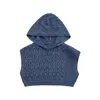 Women's Sweaters 2024 Spring Summer Sleeveless Hoodie Knitwear Casual Tops For Women Slim Y2K