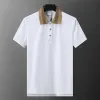 Designer Luxus Herren Poloshirts T-Shirt Mode Business Casual Kurzarm 100 % Baumwolle hochwertige atmungsaktive Sommeroberteile Kleidung CHG2402173-12