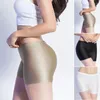 Femmes culottes décontracté grande taille haute élastique solide noir court Leggings serré lisse sous-vêtements pantalons de sécurité femme