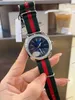 2024 Novos Mens Assista Alta Qualidade Designer Relógios 38mm Caso com Pulseira de Nylon Vermelho Verde Mulheres Homens Mar Esporte Movimento Automático Relógios