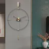 Relógios de parede grande relógio decoração de casa circular mudo design moderno sala de estar decoração relógio preto reloj de pared