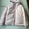 Damen Downs Winter Loro Kaschmir-Daunenjacke mit Kapuze, warme Mäntel, Piana, Rosa, Blau