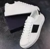 24 new White Black Macro Men Sneakers Shoes Re-Nylon & Brushed Leather Trainers Fabric Rubber Sole Platform Skateboard Comfort Casual Walking EU38-46