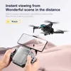 Drones Mini Pocket Drone 4K HD Dubbele camera Wifi FPV Opvouwbaar Luchtfotografie RC Quadcopter App Telefoonbediening 360 graden Fli-vliegtuigen YQ240217