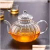 Other Drinkware High Borosilicate Glass Striped Kettle Processing Custom Boiling Tea Drop Delivery Home Garden Kitchen Dining Bar Otsjq