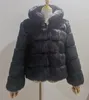 Women's Fur The Artificial Hooded Eu USA Coat Autumn And Winter Mid-length Multi-color Multi-size Optional For Woman