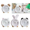 Orologi da tavolo Cute Animal Clock Night Light Tabletop decorazione Creative Piggy Bank scrivania