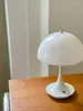 Lâmpadas de mesa dinamarquesa luxo nórdico retro pequena lâmpada quarto cabeceira recarregável decoração estudo sala estar atmosfera mushr