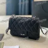 Luksusowe trzy rozmiary kobiety Crossbody Bag Designer portfel Caviar Złota Srebrna Sprzęt Luksusowa torebka Regulowana torebka Vintage Eventage Eventage Clutch Torka na ramię