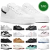 Casual schoenen één 1 schoenen voor heren dames Triple White Black Reactive Utility Valentine Wheat designer heren trainer sneakers