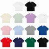 T-shirts pour hommes Paris Style Big Lettre Loose Tee Coton Couples Broderie Manches courtes Casual Shirtst9v