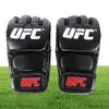 Черные боевые ММА Бокс Спортивные кожаные перчатки Тигр Муай Тай Fight Box Перчатки ММА Бокс Санда Боксерские перчатки Подушечки Mma4237228
