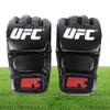 Black Fighting Mma Boxing Sports Leather Gloves Tiger Muay Thai Fight Box Mma Gloves Boxing Sanda Boxing Glove Pads Mma6043544