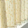 Шторы в Корейском стиле с ромашками, дорожные карманные шторы с цветочными кисточками для кухни, спальни, гостиной, эркера, занавески для шкафа