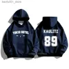 Men's Hoodies Sweatshirts 2023 Autumn Winter Tokio Hotel Hoodie Cotton Kaulitz Fashion Band Luxury Hooded Sweatshirt Plain Print Men Women Pullover Q240217