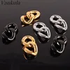 Vankula 2PCS 6mm Chain Ear Weights Hangers Plugs Expander Stainless Steel Piercing Earring Man Fashion Jewelry Gift 240130