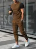 Męskie spodnie dressit 2 -częściowe zestawy letniej odzieży sportowej TEES TEE SHIRTLONG Dresspants Owwony mężczyzn odzieży 240202