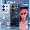 7.3 polegadas GT10PRO Telefones de celular desbloquear 256 GB 128 GB Tela de toque USB Phonn Phonn Androids Smartphone de 32 GB de câmera HD Display Reconhecimento de face