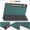 حقائب الكمبيوتر اللوحي لحالات Lenovo Xiaoxin Pad Pro 12.7 بوصة 2023 TB-370FU Tri-Folding Stand Case Smart Tablet for Lenovo Tab P12 Case 12 7 Cover Fundal240217