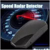 Laserdetectoren V3 360 FlBand Scannen Radar Detector Tool Led Display Auto Gps Snelheidscamera Gereedschappen Russisch Engels Drop Delivery Mob Dhagp ZZ