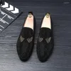 Robe chaussures hommes homme 2024 mode marque formelle en cuir affaires diamant costume chaussures de mariage hommes