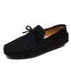 Suede Loafers Men Big Size 48 47 Boat Shoes Slip On Mocasines Hombre Handmade Lazy Shoes Driving Moccasins Casual Office Flats 240131