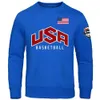 Herren Hoodies Sweatshirts U S A Basketball Druck Männer Sweatshirt Herbst Winter Warme Kleidung Mode Lässig Streetwear Oansatz Lose Pullover Hoody T240217