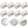 Plates 10 Pcs Cake Box Toast Wrapping Boxes Handheld Baking Paper Carton Container White Card Dessert Sandwiches