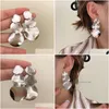 Dangle Kronleuchter Ohrringe geschichtetes französisches Metall für Frauen -Retro -Luxus und übertriebener Design Trend Schmuck Drop Lieferung DHMSF