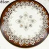 Table Cloth 1PCS Tablecloth Dining Cover Dustproof Floral Home Festival Lace Round Protector