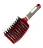 2018 Women Hair Scalp Massage Comb Bristle Nylon Hairbrush Wet Curly Detangle Hair Brush for Salon Hairdressing Styling Tools1632654